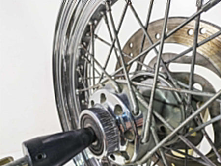 2002 Harley FLSTC Softail Heritage 16x3 Front Wheel Rim Rotor & Cover 43085-97 {{ shop.shopifyCountryName }} - Mototech271