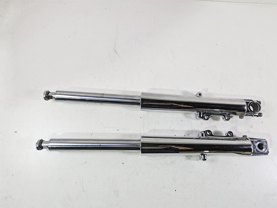 2011 Harley Touring FLHTCUSE CVO E-Glide Chrome Front Fork Leg Set 48790-09 {{ shop.shopifyCountryName }} - Mototech271