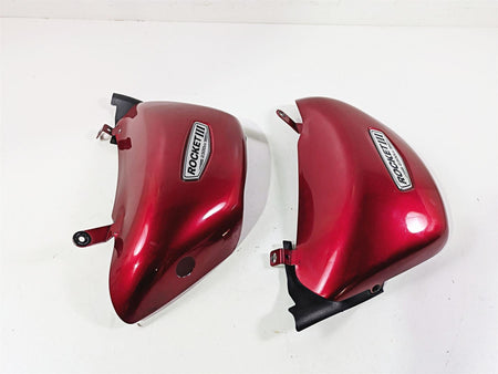 2006 Triumph Rocket 3 Main Side Cover Fairing Panel Set - Read T2301832 T2301833 {{ shop.shopifyCountryName }} - Mototech271