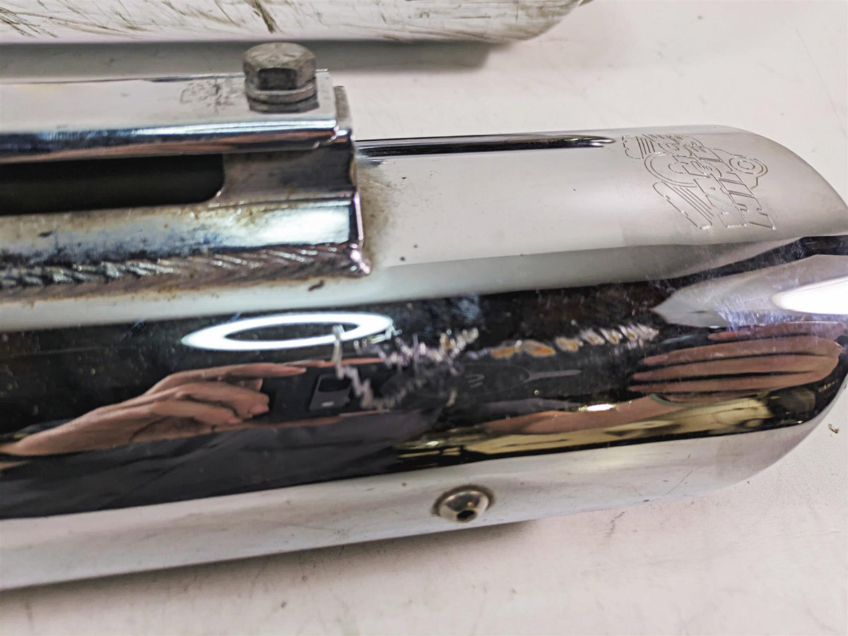 2014 Harley Touring FLHTK Electra Glide Vance Hines Twin Slash Muffler Set 16763 {{ shop.shopifyCountryName }} - Mototech271