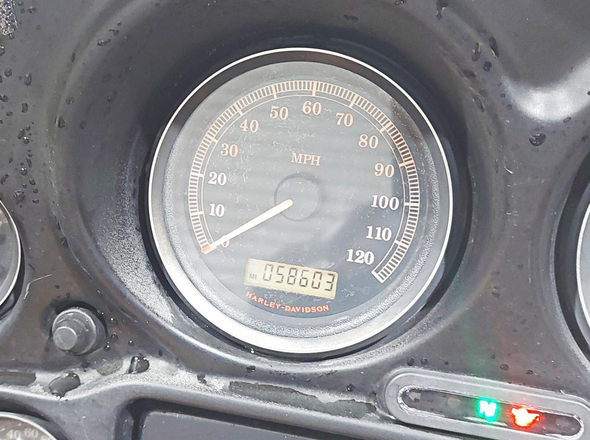2008 Harley Touring FLHTCU E-Glide 105TH Speedometer Gauge Speedo 58K 67349-08 {{ shop.shopifyCountryName }} - Mototech271
