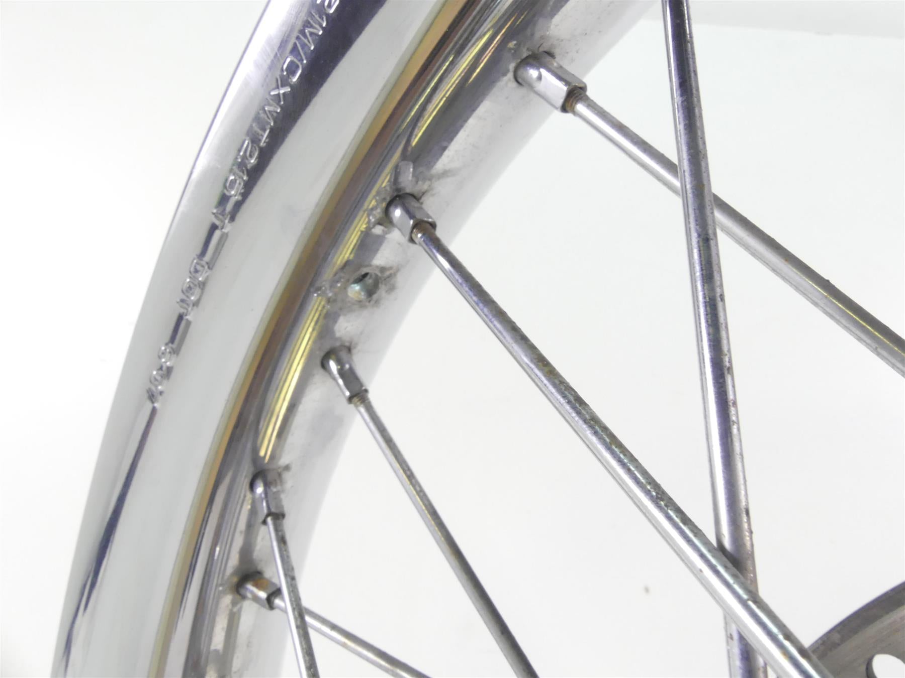 2008 Harley Softail FXSTB Night Train 21x2.15 Front Spoke Wheel Rim 44608-08 {{ shop.shopifyCountryName }} - Mototech271