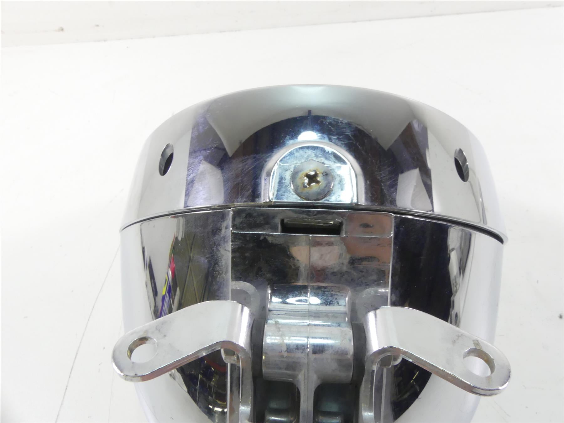 2003 Honda VTX1800R Headlight Head Light Lamp & Chrome Housing Set 33120-MEA-671 {{ shop.shopifyCountryName }} - Mototech271
