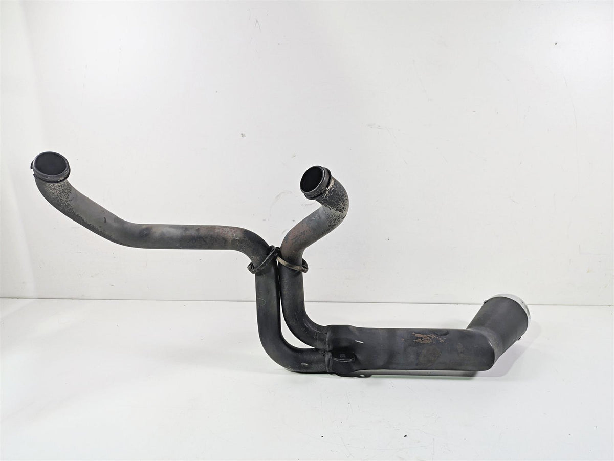 2001 Harley Touring FLHX Street Glide 2 into 1 Side Pipe Exhaust System Handmade {{ shop.shopifyCountryName }} - Mototech271