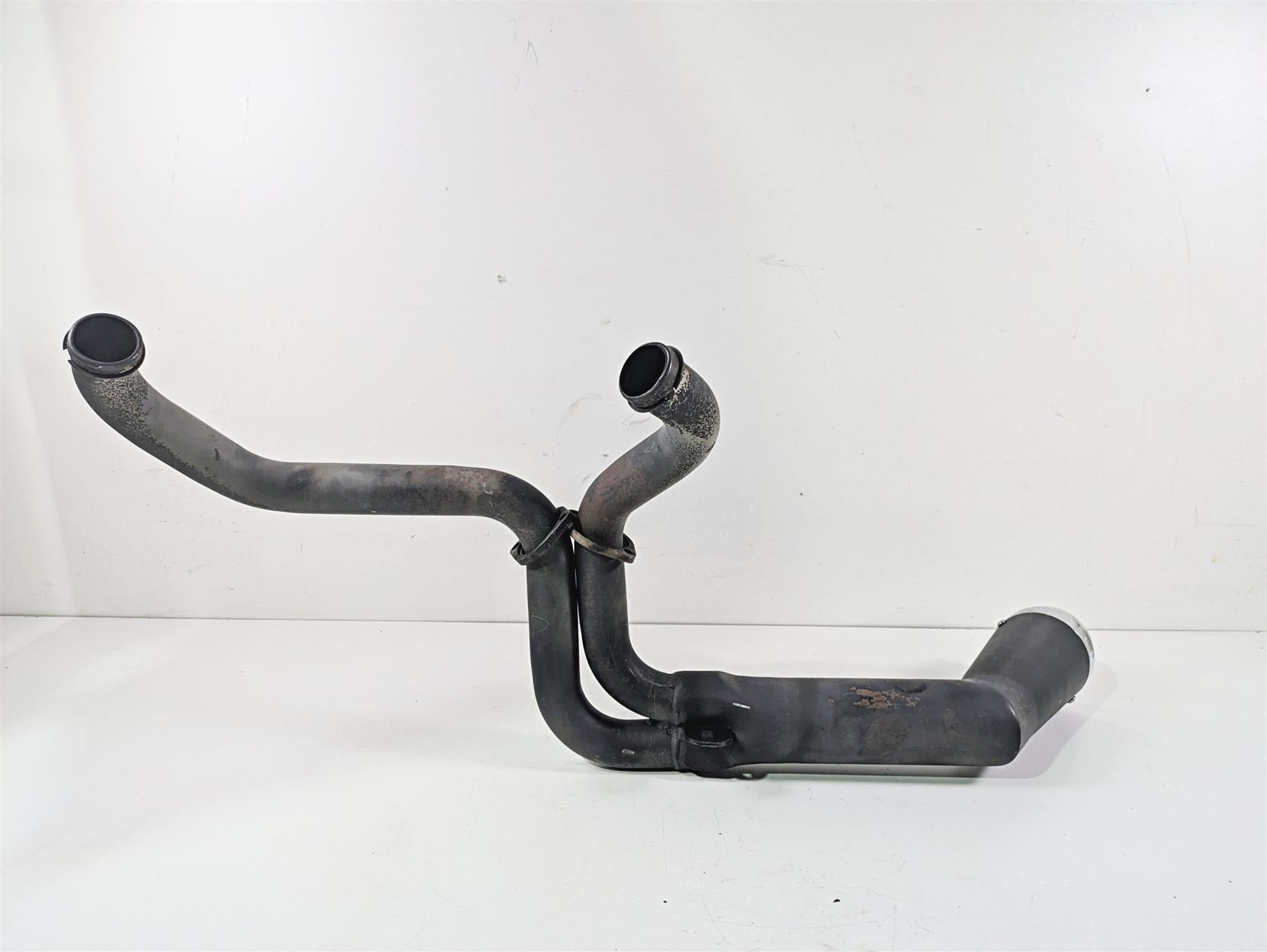 2001 Harley Touring FLHX Street Glide 2 into 1 Side Pipe Exhaust System Handmade {{ shop.shopifyCountryName }} - Mototech271