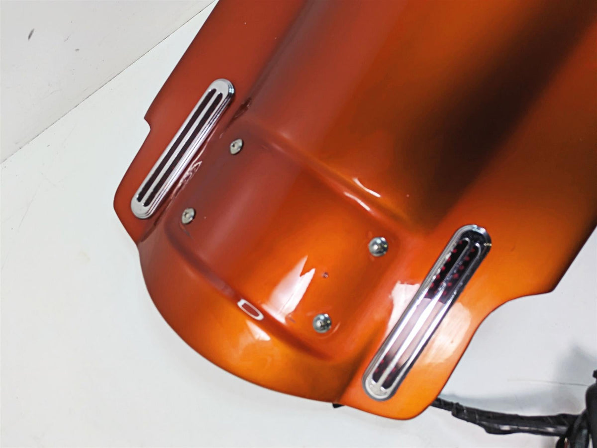 2011 Harley Touring FLTRU Road Glide Custom Fiber Stretched Rear Fender + Light For 2 into 1 Exhaust {{ shop.shopifyCountryName }} - Mototech271
