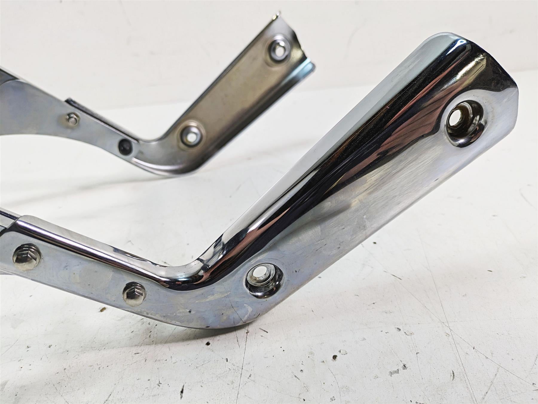 2011 Triumph America Sissybar Sissy Bar Backrest + Luggage Rack A9738024 {{ shop.shopifyCountryName }} - Mototech271
