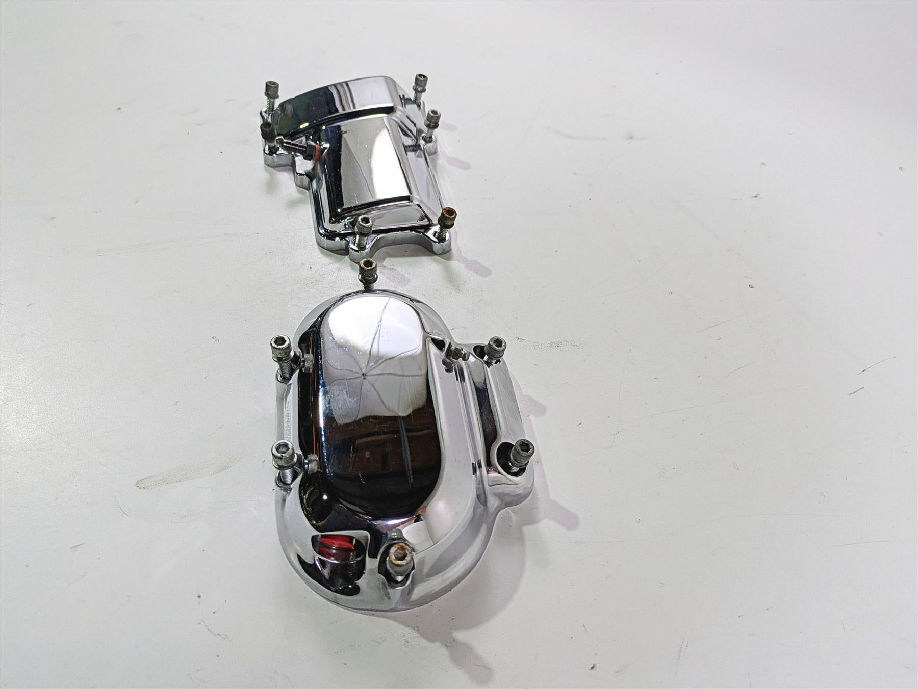 2007 Harley Touring FLHRSE CVO Road King Transmission Chrome Cover Set 34469-06B {{ shop.shopifyCountryName }} - Mototech271