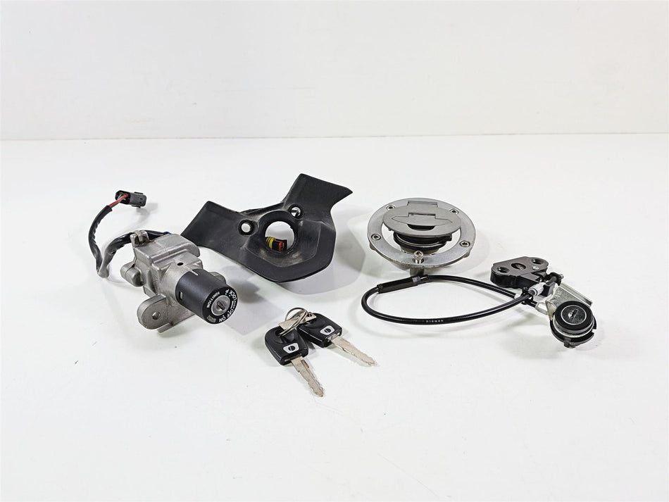 2008 Ducati 1098 SBK Ignition Switch Key Lock Tank Cap Set 65240201A