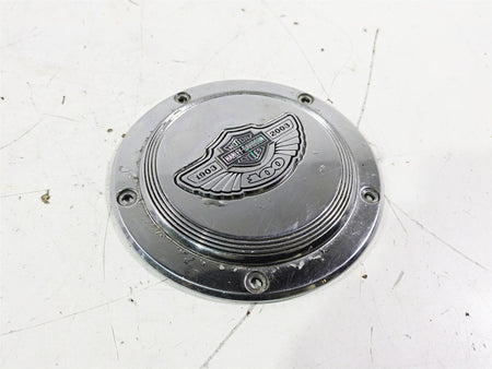 2003 Harley Touring FLHTCUI E-Glide 100th Chrome Derby Cover 25001-03 {{ shop.shopifyCountryName }} - Mototech271