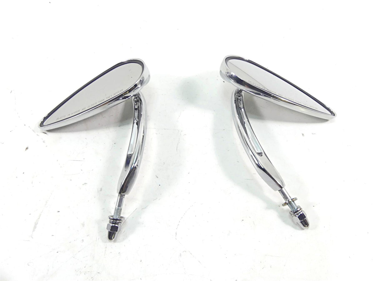 2002 Harley FLSTCI Softail Heritage Willi G Skull Teardrop Mirror Set 91315-04 {{ shop.shopifyCountryName }} - Mototech271