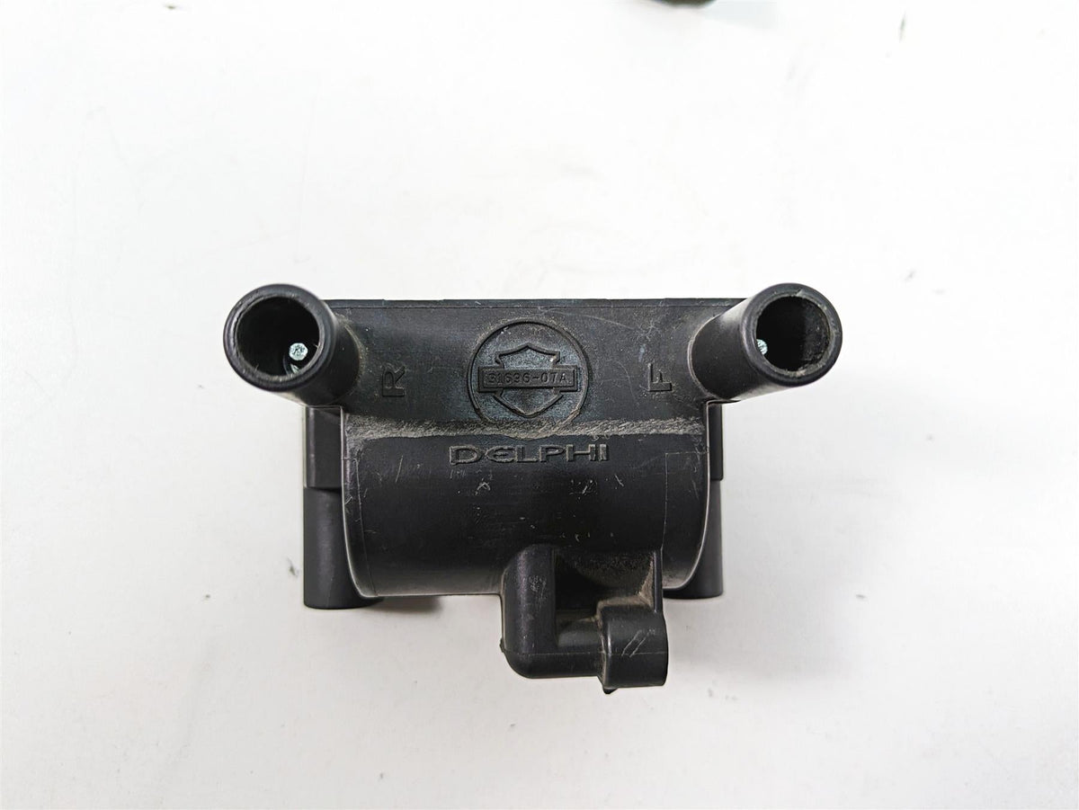 2011 Harley Touring FLTRU Road Glide Delphi Ignition Coil Wires Plugs 31696-07A {{ shop.shopifyCountryName }} - Mototech271