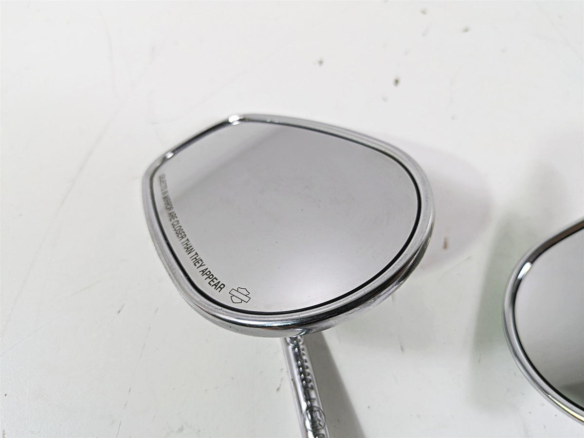 2012 Harley FLD Dyna Switchback Chrome Rear View Mirror Set 91840-03B 91845-03B {{ shop.shopifyCountryName }} - Mototech271