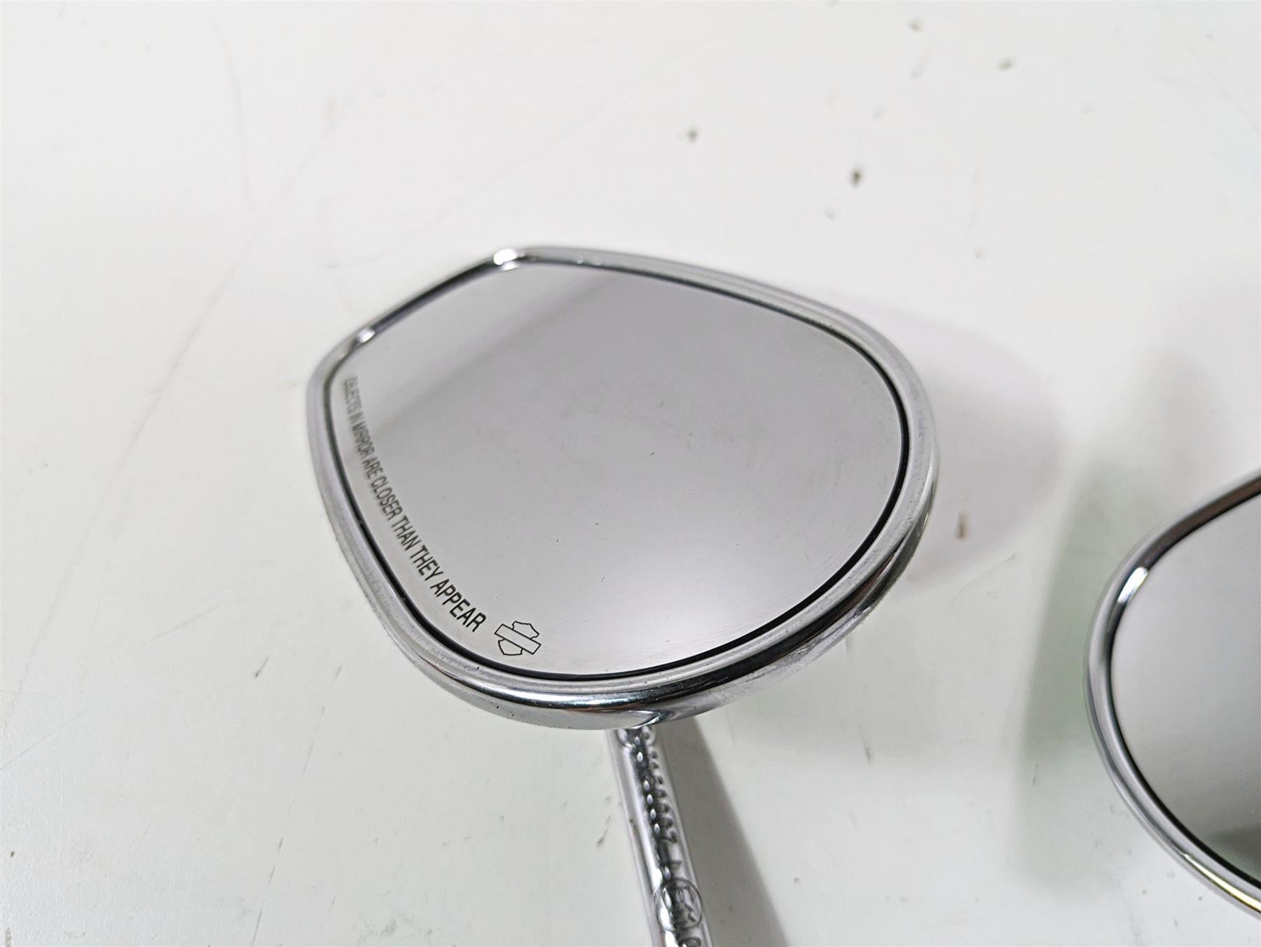 2012 Harley FLD Dyna Switchback Chrome Rear View Mirror Set 91840-03B 91845-03B {{ shop.shopifyCountryName }} - Mototech271