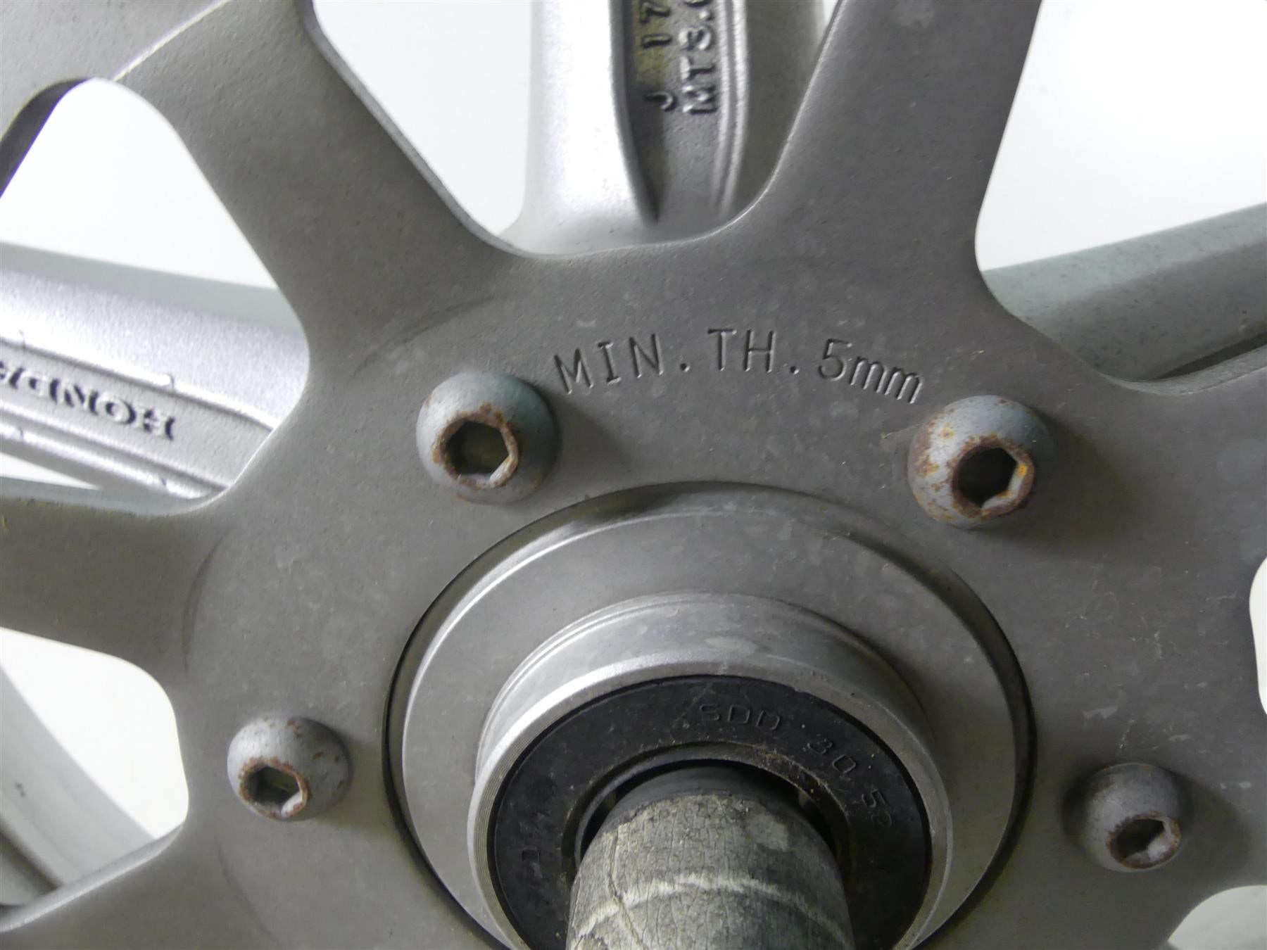 2016 Honda VT1300 CRG Stateline Straight 17x3 Front Wheel Rim 44650-MFY-A00 {{ shop.shopifyCountryName }} - Mototech271
