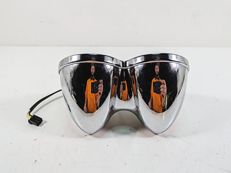2009 Harley Dyna FXDFSE CVO Fat Bob Headlight Head Light Housing +Bulbs 69798-08 {{ shop.shopifyCountryName }} - Mototech271