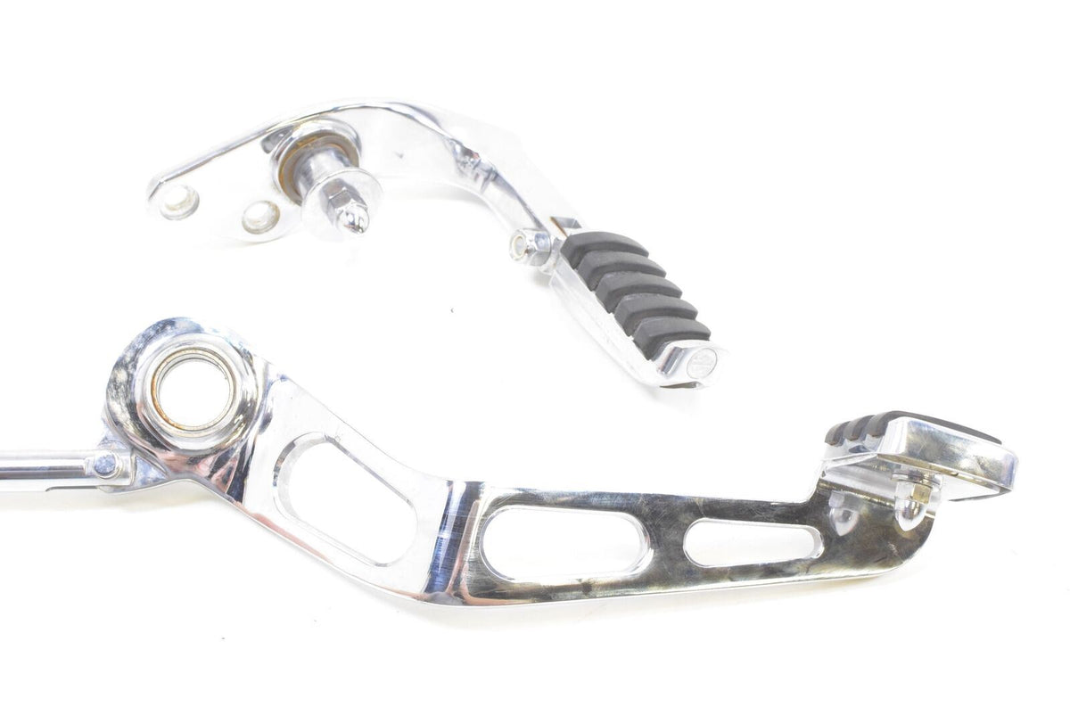 2000 Harley Dyna FXD Super Glide Chrome Forward Foot Peg Shifter Brake Pedal Set {{ shop.shopifyCountryName }} - Mototech271