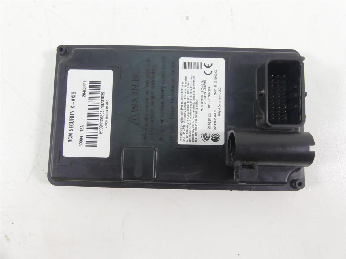2014 Harley Touring FLHTK Electra Glide Bcm Module & Key Fob 69994-12A {{ shop.shopifyCountryName }} - Mototech271
