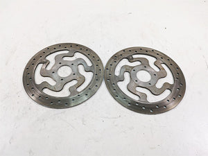 2010 Harley Touring FLHTCU Electra Glide Brembo Front Brake Rotor Set 41808-08A | Mototech271