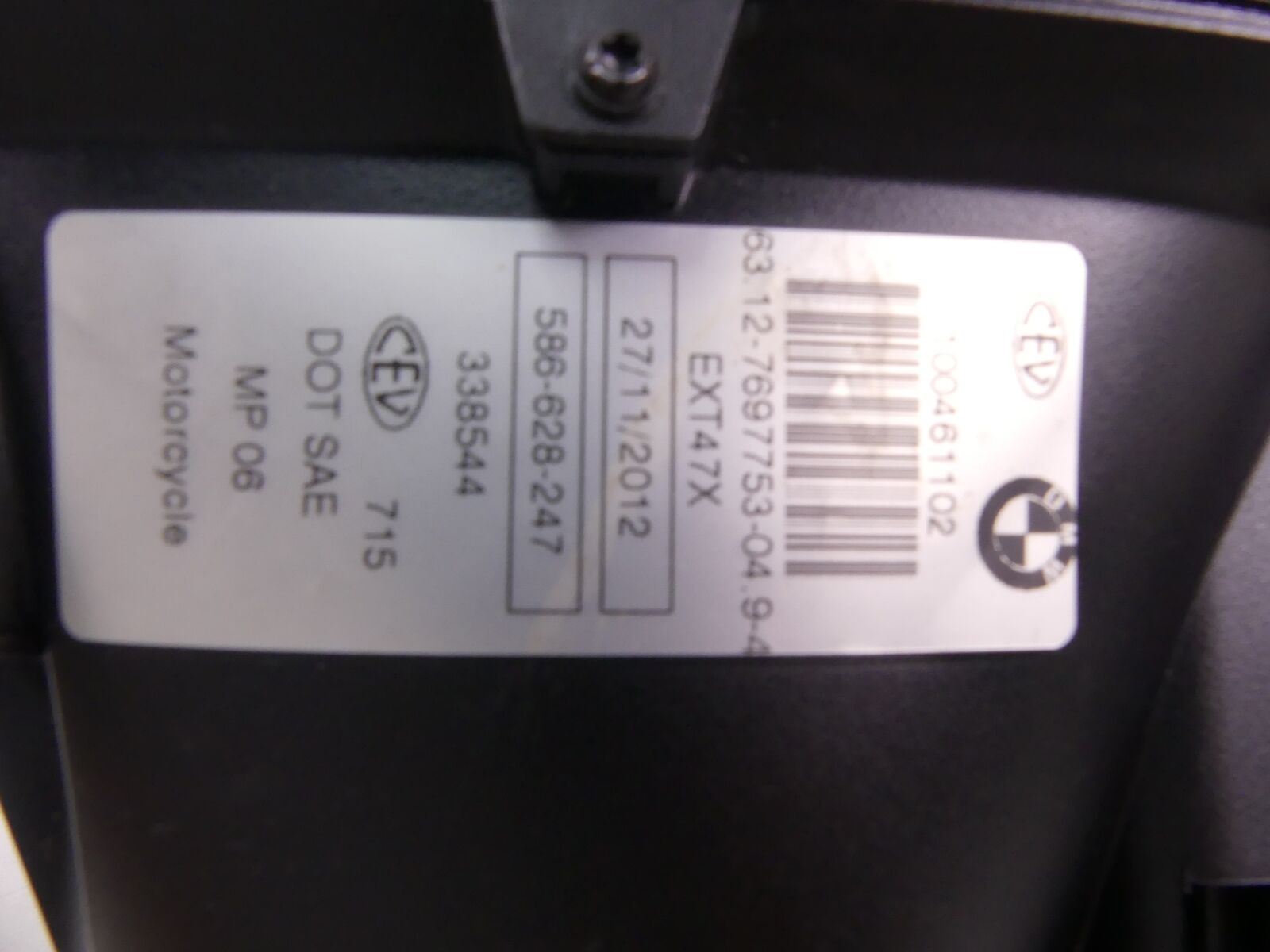 2013 BMW F800GS K72 Nice Headlight Head Light Lamp Lens 63128543114 {{ shop.shopifyCountryName }} - Mototech271