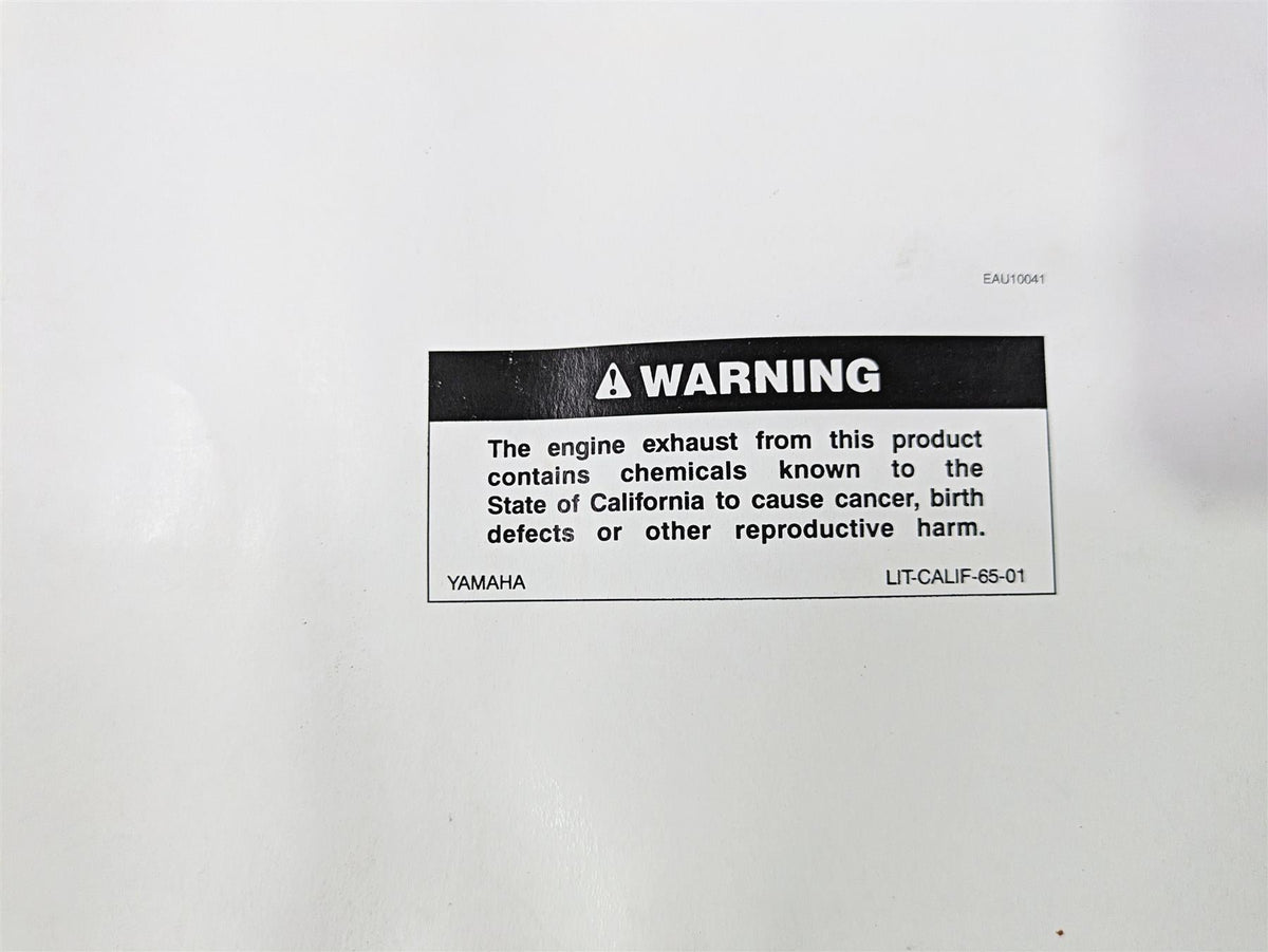 2004 Yamaha XVZ1300 Royal Star Oem Owners Manual Book 4XY-28199-15 {{ shop.shopifyCountryName }} - Mototech271