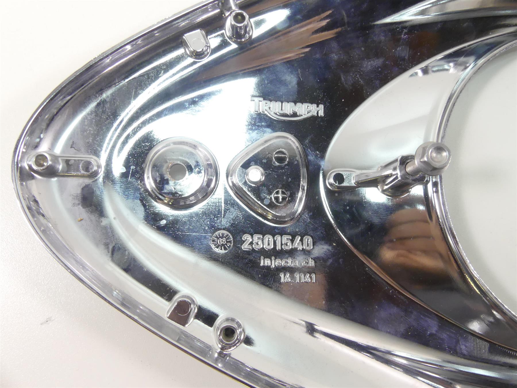 2013 Triumph Rocket 3 Touring Speedometer Gauge Housing Tank Bezel T2501540 {{ shop.shopifyCountryName }} - Mototech271