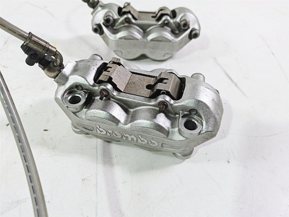 2009 Ducati Monster 1100 S Front Brembo Brake Caliper Set 61040961A 61040971A {{ shop.shopifyCountryName }} - Mototech271