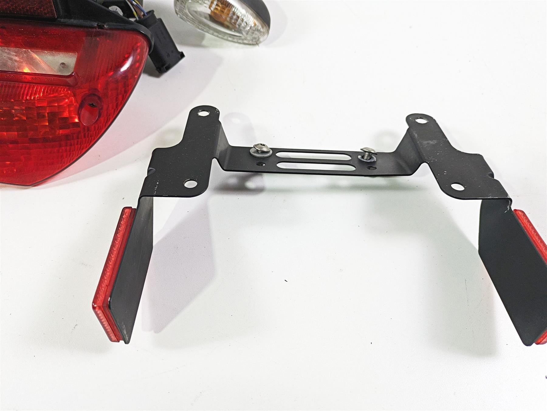 2006 BMW R1200GS K255 Adv Plate Holder Taillight Blinker Set 46627667683 {{ shop.shopifyCountryName }} - Mototech271