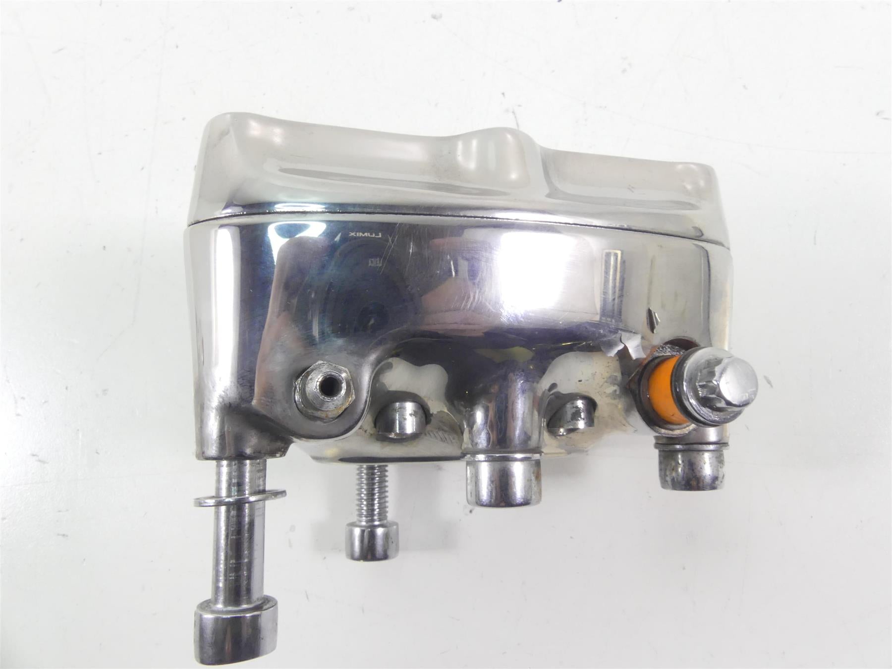 2004 Harley FXDWGI Dyna Wide Glide Front Chrome Brake Caliper -Read 44046-00D {{ shop.shopifyCountryName }} - Mototech271