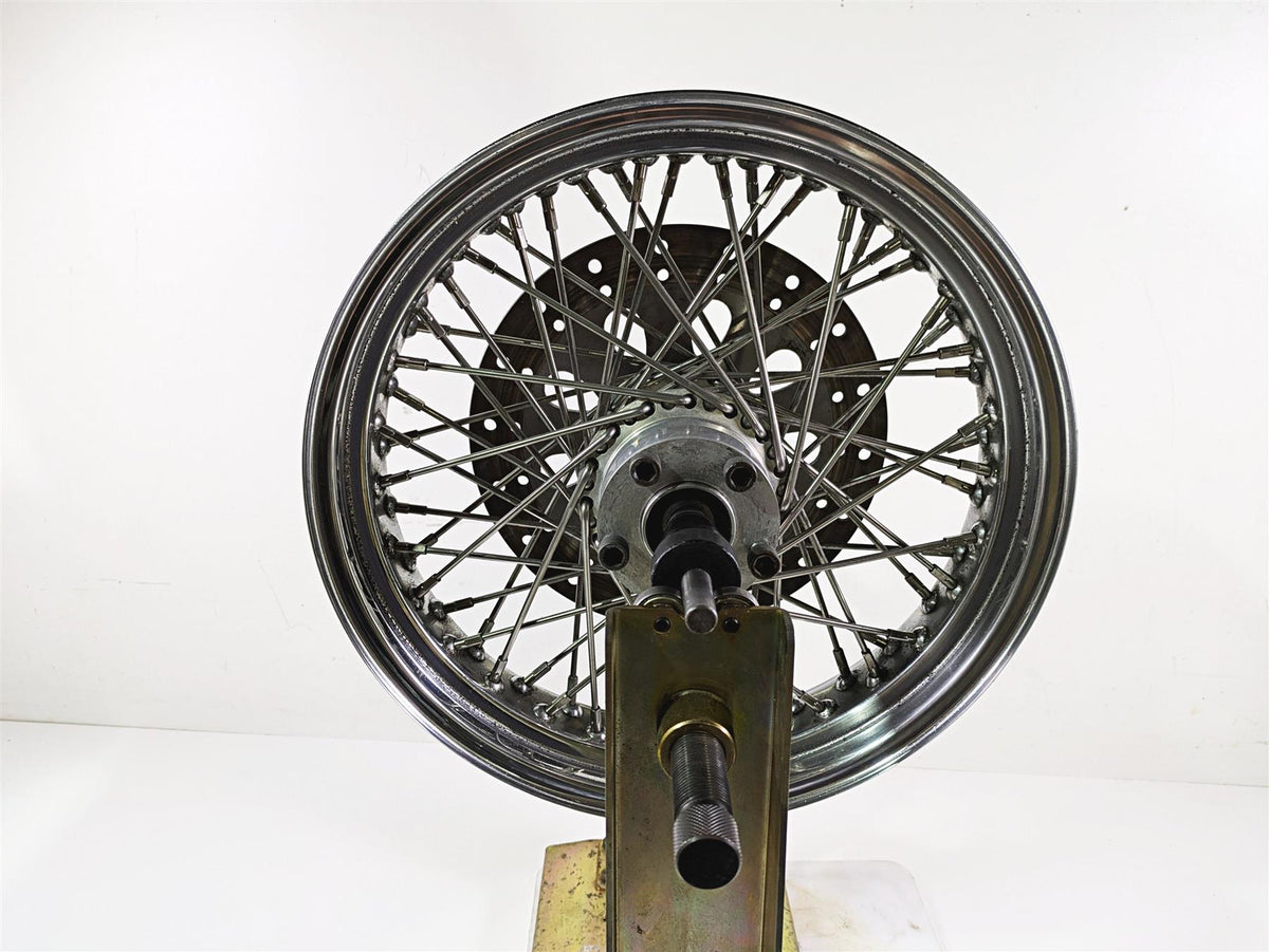 2002 Indian Spirit Deluxe Spoke Rear Wheel Rim Rotor 16x3.5 1.5mm Runout 21-970 {{ shop.shopifyCountryName }} - Mototech271