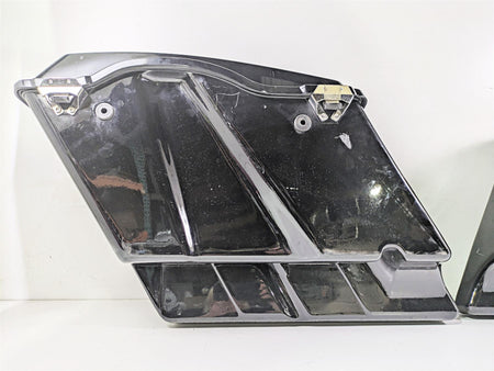 1998 Harley Touring FLHRCI Road King Stretched Saddle Bag Chrome Latches Set {{ shop.shopifyCountryName }} - Mototech271