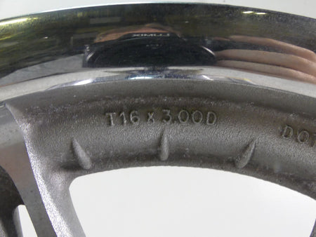 2006 Harley Touring FLHTCU SE CVO Straight Front Wheel Rim 16x3 43920-02 {{ shop.shopifyCountryName }} - Mototech271