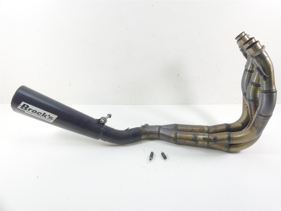2012 Kawasaki ZX1400 ZX14R Ninja Brocks Alien Head Exhaust System 397021 {{ shop.shopifyCountryName }} - Mototech271