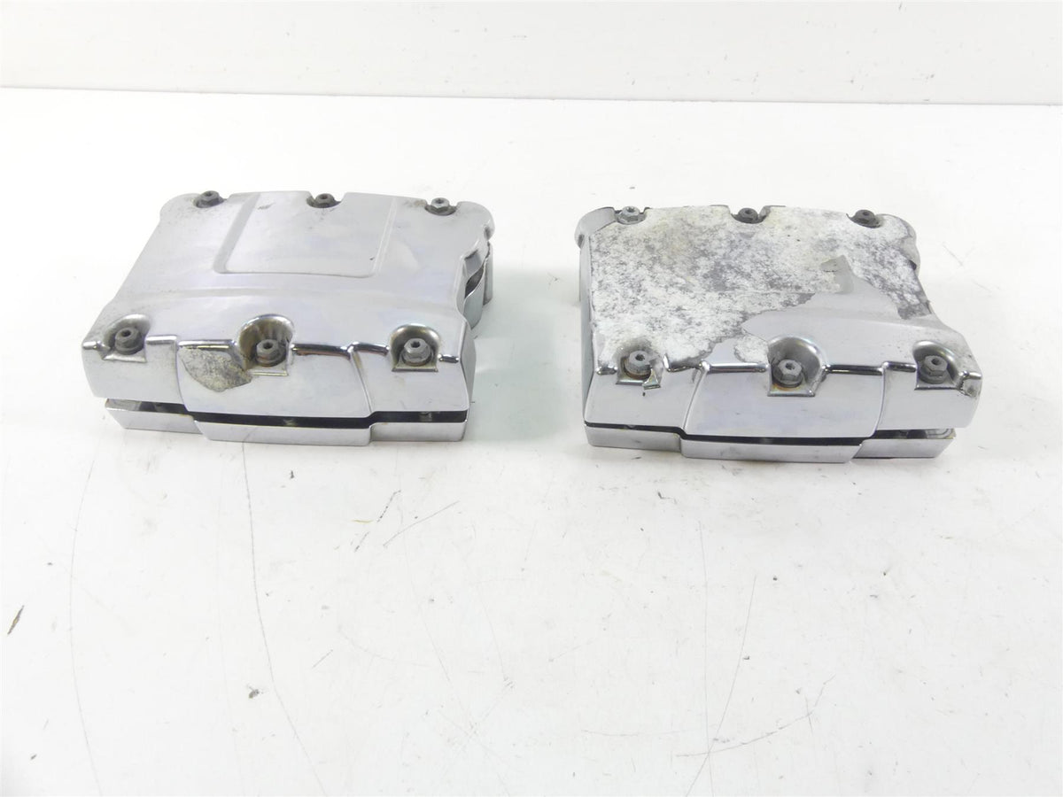 2002 Harley Softail FXSTDI Deuce Chrome Rocker Arm Box Cover Set 17543-99 {{ shop.shopifyCountryName }} - Mototech271