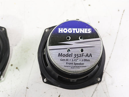 2007 Harley Touring FLHTCU SE CVO E-Glide Hogtunes 5.25" Front Speaker Set 352F-AA {{ shop.shopifyCountryName }} - Mototech271