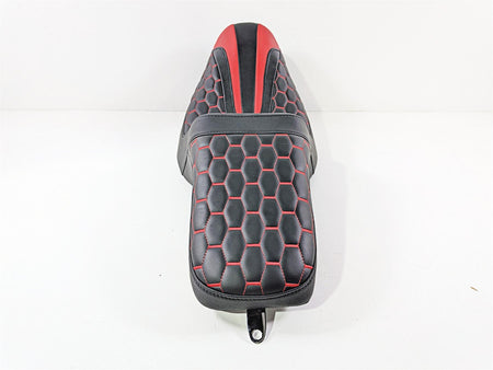 2008 Harley FXDSE CVO Dyna C.C. Rider Red Step Up Seat Saddle S11-Mototech271