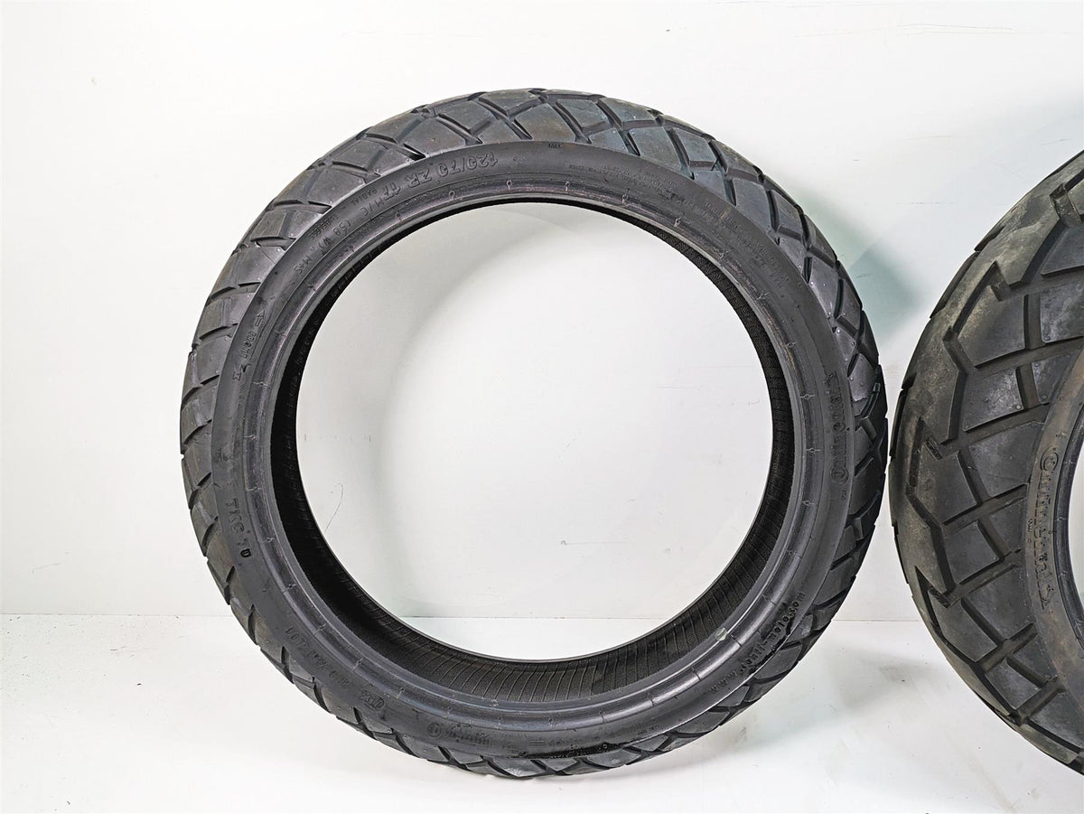 Used Front Rear Motorcycle Tire Set Continental TKC 70 120/70R17 180/55R17 -Read {{ shop.shopifyCountryName }} - Mototech271