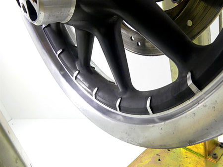 2003 Harley Touring FLHTCI E-Glide 100TH 16x3 9 Spoke Rear Wheel Rim 43402-00B {{ shop.shopifyCountryName }} - Mototech271