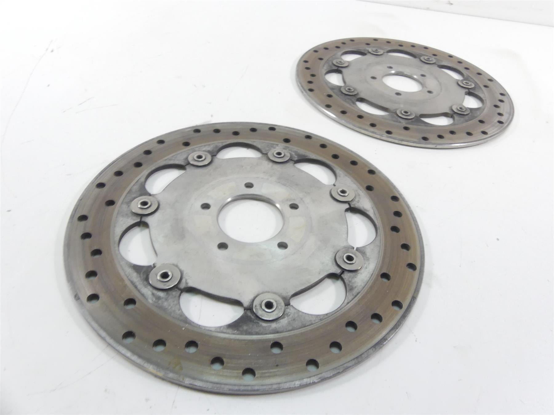 2014 Harley Dyna FXDF Fat Bob Front Brake Rotor Disc Set 46717-10 {{ shop.shopifyCountryName }} - Mototech271
