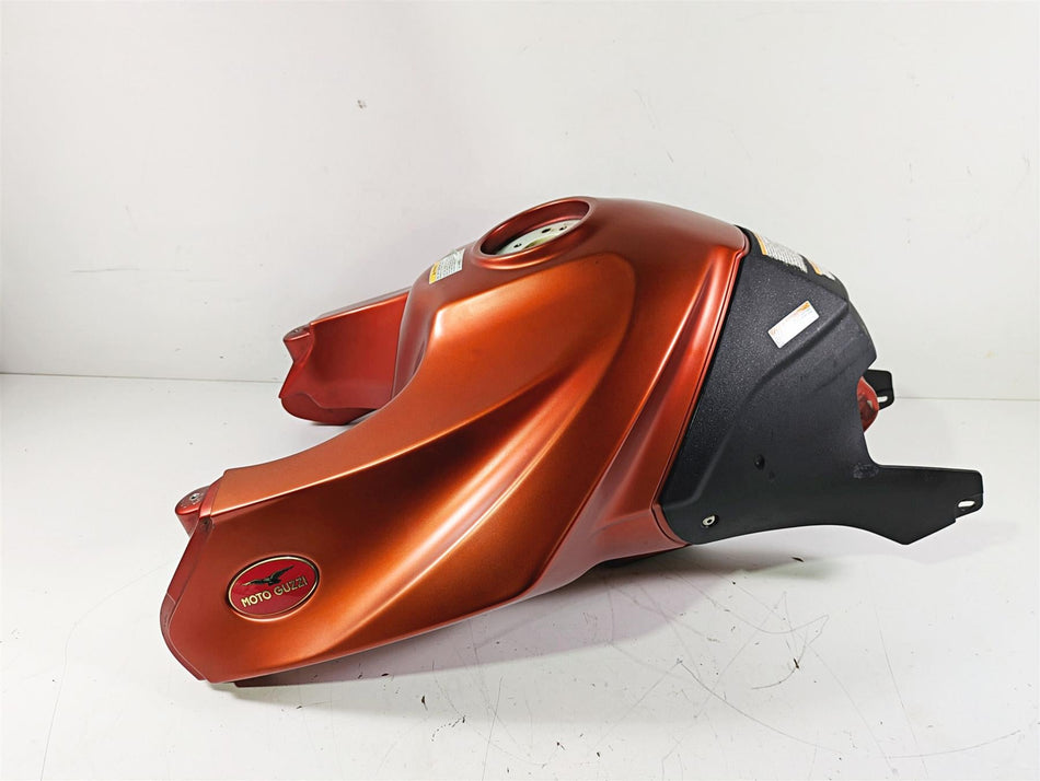 2016 Moto Guzzi Stelvio 1200 8V NTX Fuel Gas Petrol Tank & Rear Cover 897635 {{ shop.shopifyCountryName }} - Mototech271