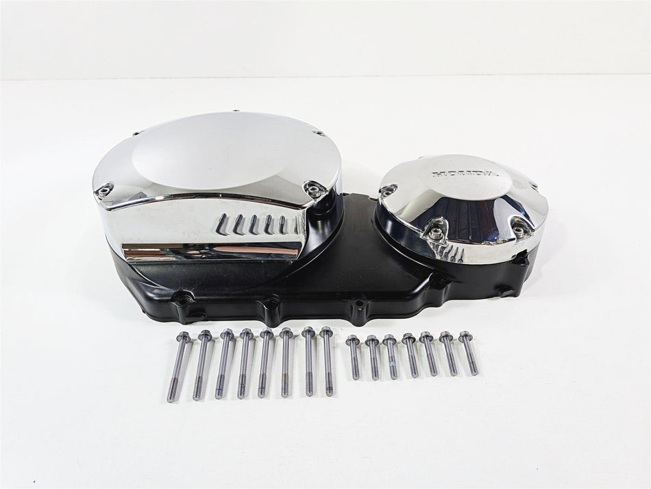 2010 Honda VT1300 CR Stateline Right Side Engine Clutch Cover 11331-MFY-A00 {{ shop.shopifyCountryName }} - Mototech271