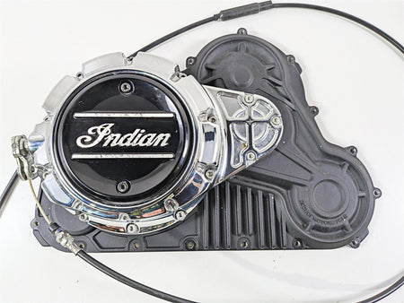 2021 Indian Scout 1200 Engine Side Chrome Clutch Cover 5632943 5143238 {{ shop.shopifyCountryName }} - Mototech271