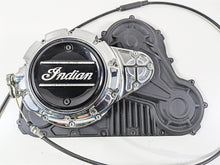 Load image into Gallery viewer, 2021 Indian Scout 1200 Engine Side Chrome Clutch Cover 5632943 5143238

