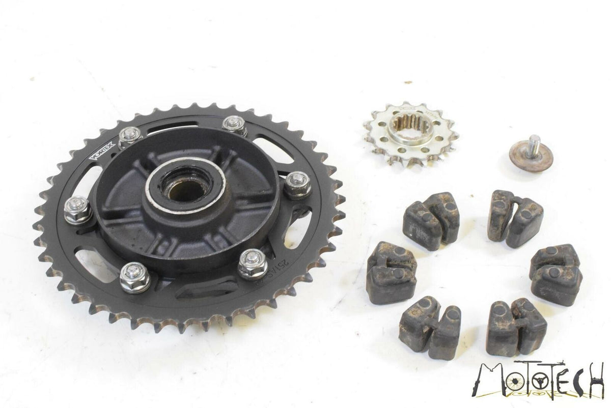 2008 Honda CBR600RR CBR600 RR Rear 44T Chain Vortex Sprocket Set 42615-MEL-000 {{ shop.shopifyCountryName }} - Mototech271