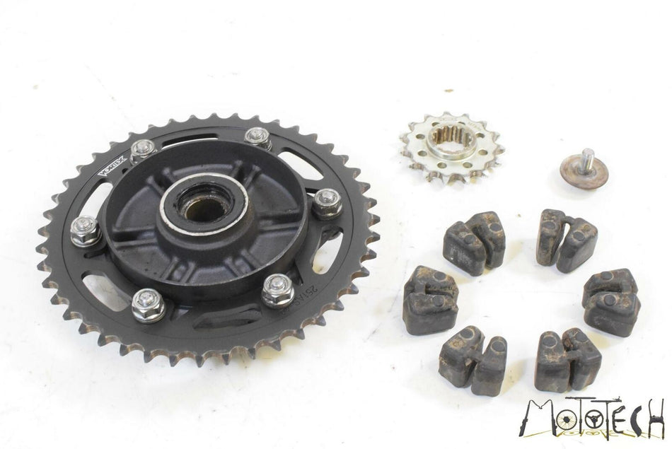 2008 Honda CBR600RR CBR600 RR Rear 44T Chain Vortex Sprocket Set 42615-MEL-000 {{ shop.shopifyCountryName }} - Mototech271