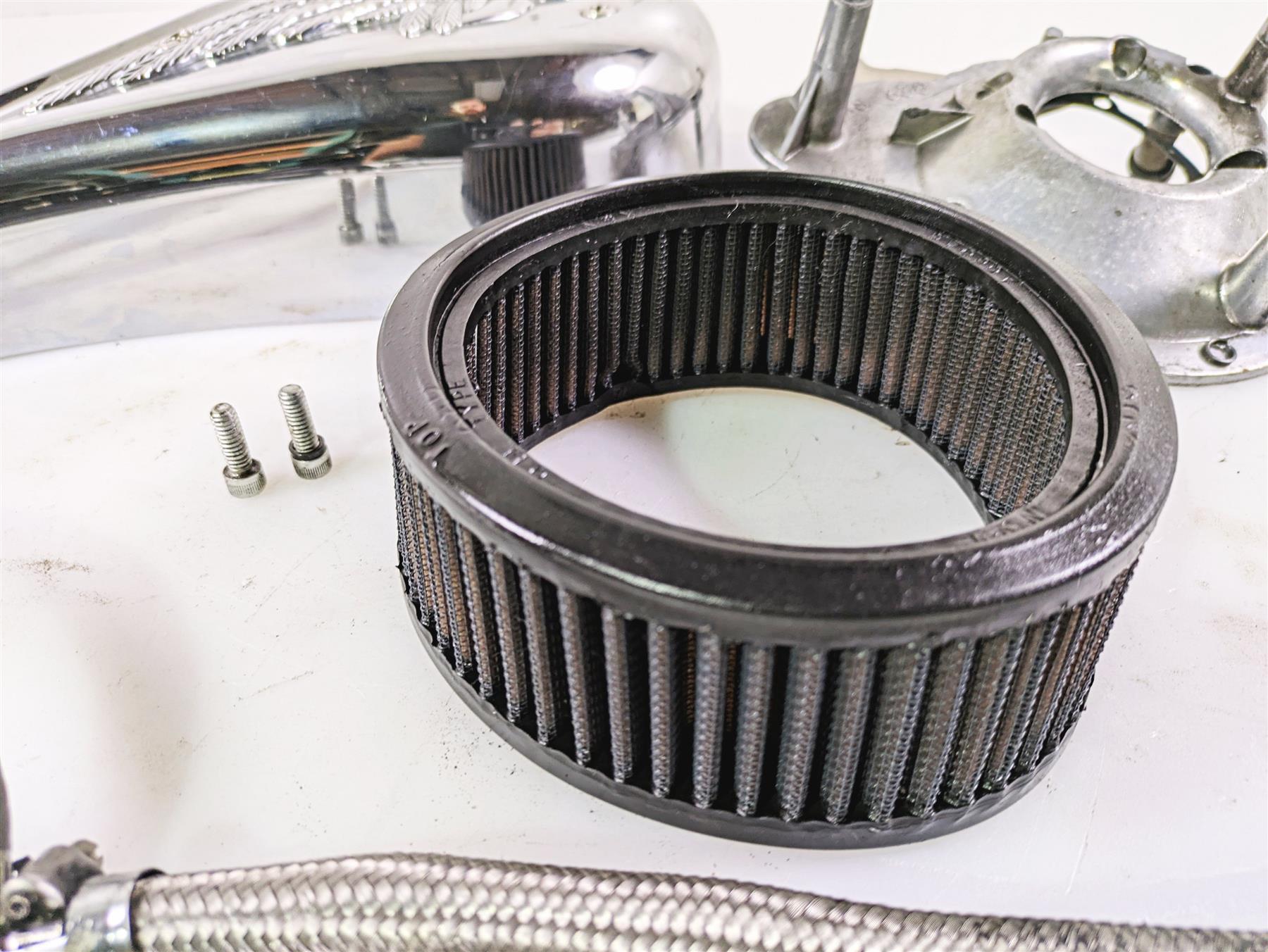 2002 Indian Spirit Deluxe Air Cleaner Breather Filter Set 07-809 07-800 {{ shop.shopifyCountryName }} - Mototech271