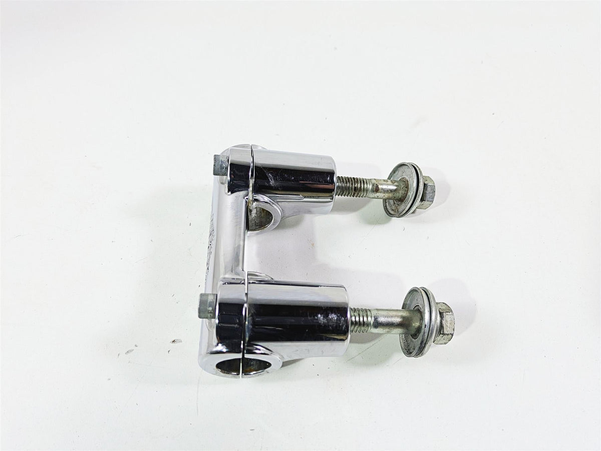 2014 Harley FLS Softail Slim Handlebar Riser Clamp Set 55984-07 56998-09 {{ shop.shopifyCountryName }} - Mototech271