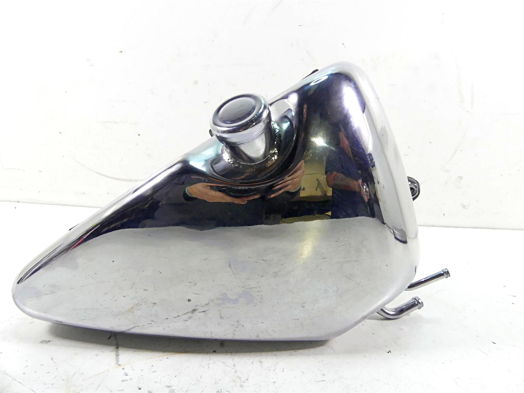 1997 Harley Sportster XL1200 C Chrome Oil Tank & Dipstick Set 62475-97A {{ shop.shopifyCountryName }} - Mototech271