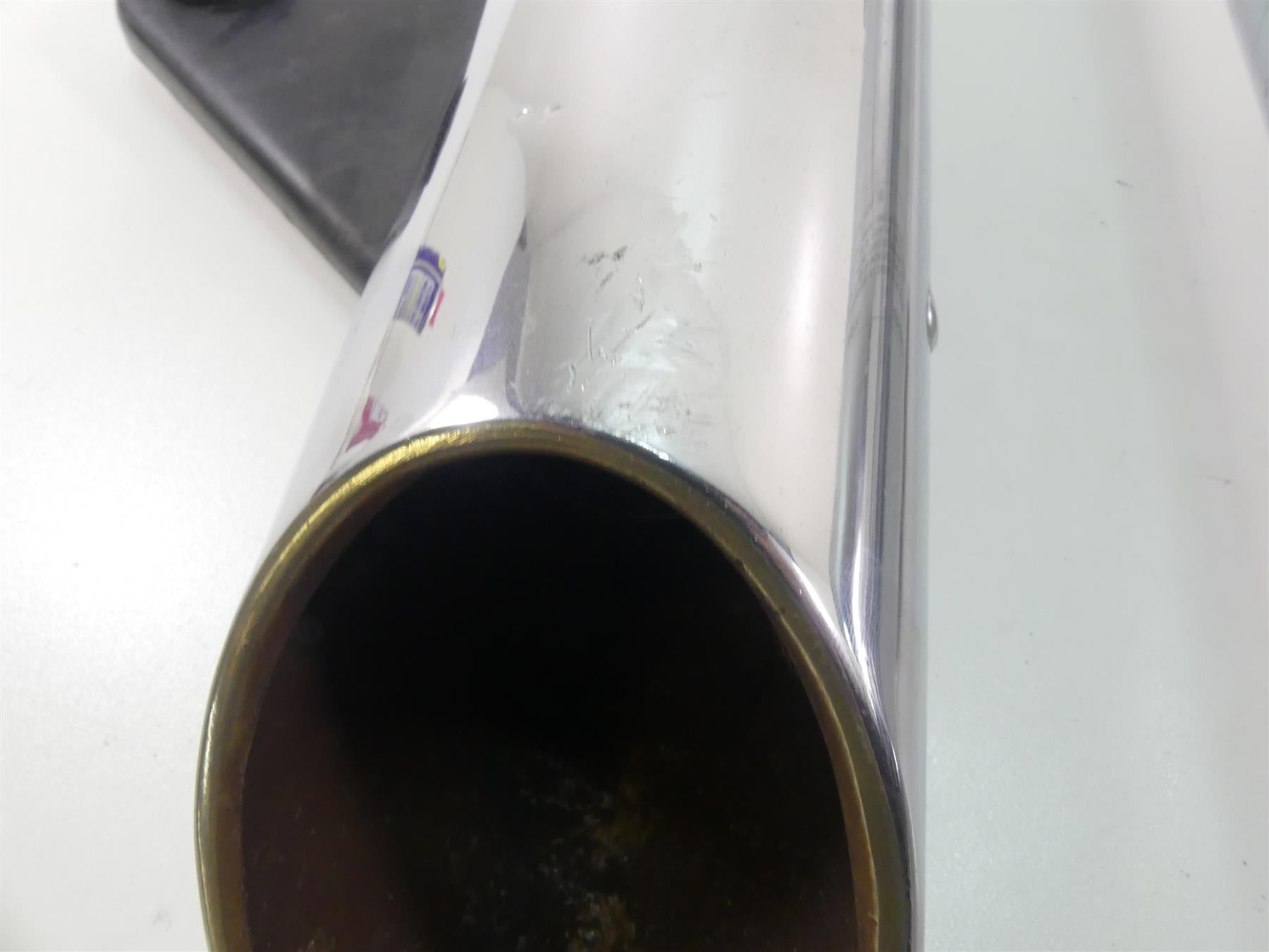 2002 Triumph Bonneville America Exhaust Pipe Muffler Set A9600059 A9600060 {{ shop.shopifyCountryName }} - Mototech271