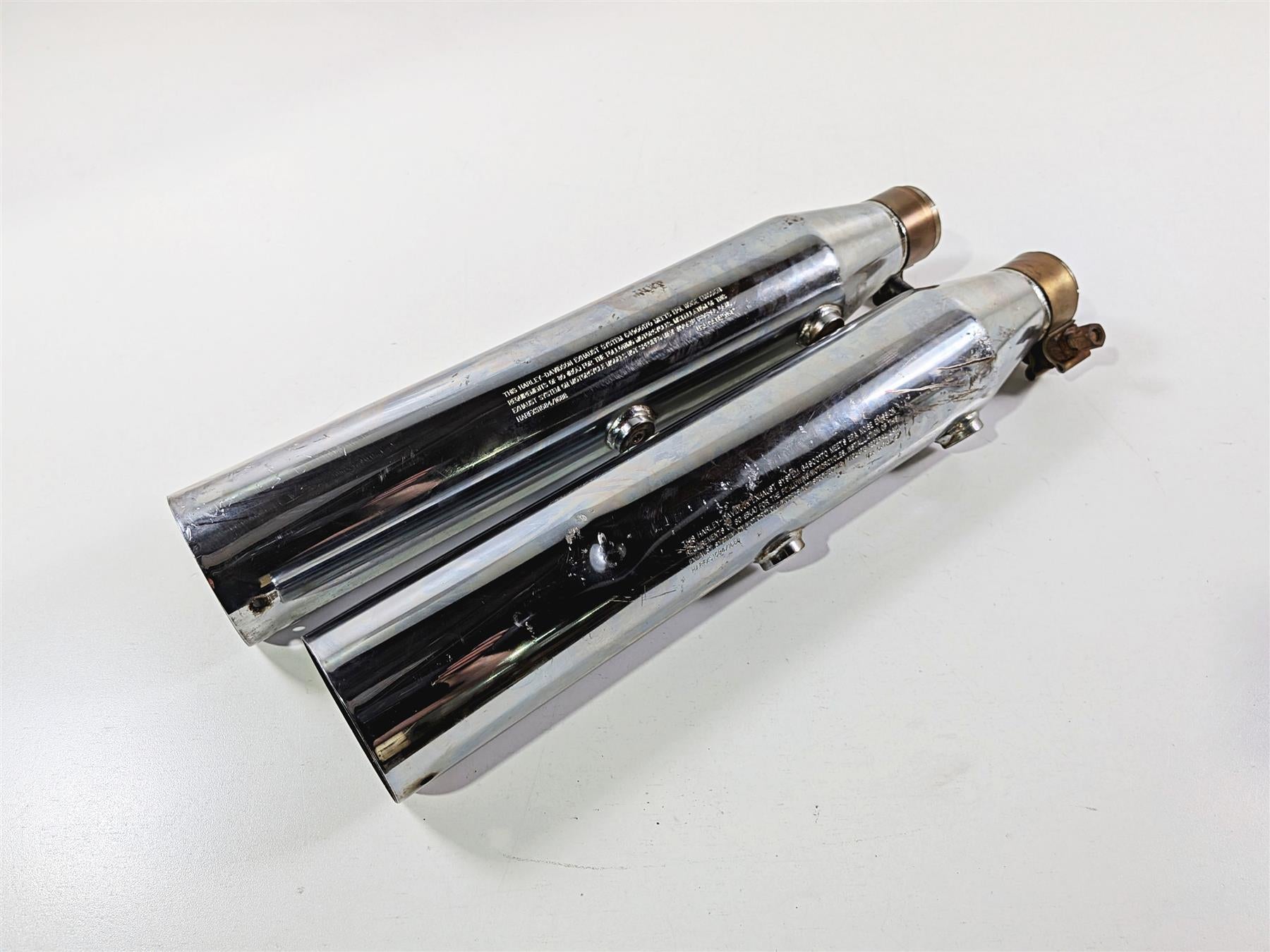2014 Harley FXSB Softail Breakout Stock Exhaust Pipe Muffler Set 64900170-Mototech271